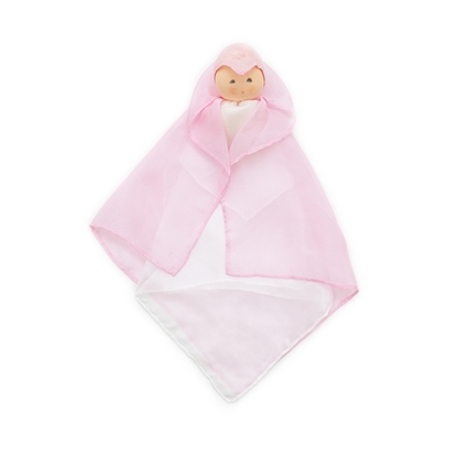 Picture of Pink silk cuddle doll