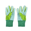 Gants de jardinage enfant en coton vert côté paume.