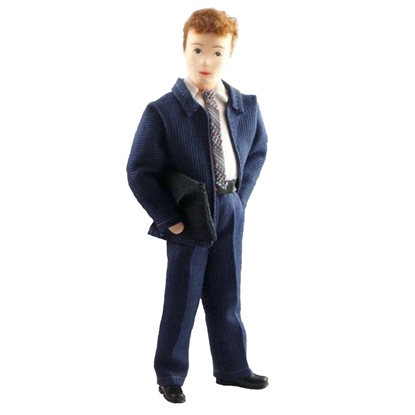 Picture of Erna Meyer Roland  dollhouse man with suit and tie