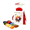 16 crayons cailloux Crayon Rocks en cire de soja avec sa trousse de rouge.