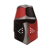 Casque Normand en carton rouge noir
