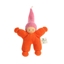 Klein kaboutertje Nanchen Wichtel oranje in bio katoen en bio wol.